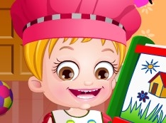 Игра Изучает Цвета: Малышка Хейзел