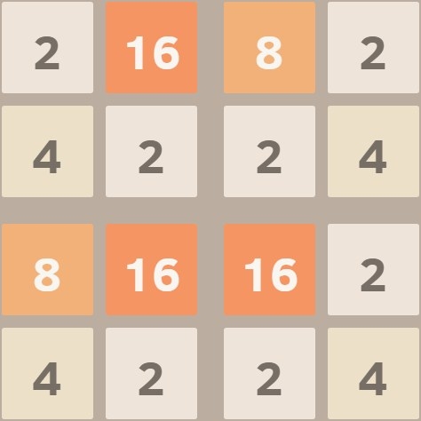 Игра 2048 4D