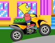 Игра Барт на Квадроцикле