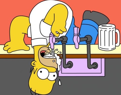 Игра Пиво Гомера: Симпсоны