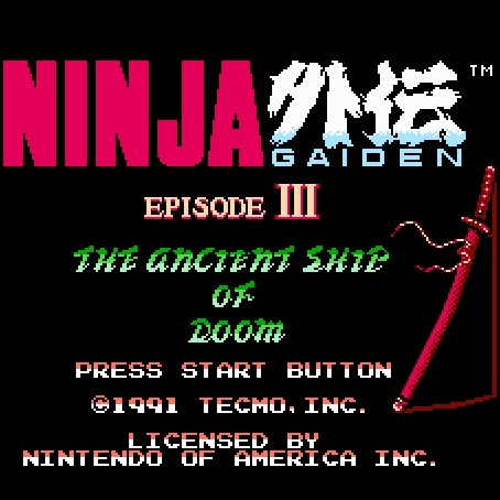 Игра Ninja Gaiden III: The Ancient Ship of Doom