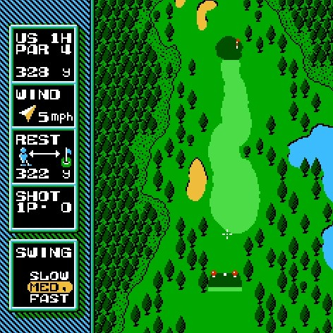 Игра NES Open Tournament Golf