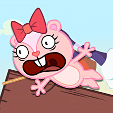 Игра Happy Tree Friends: Рогатка